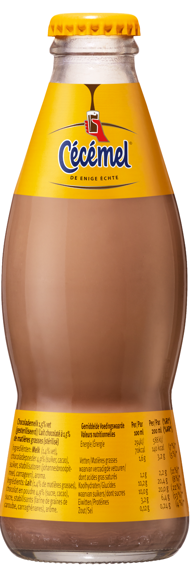 200ml glazen fles